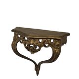 Vintage baroque hanging table/console in gold