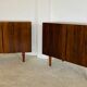 Vintage Danish mid-century matching rosewood sideboards 1960s
