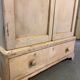 English wardrobe in raw wood