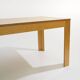 Maple table with extendable top, 1970s