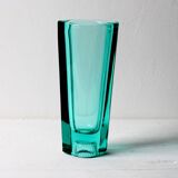 Mid-century Pressed Glass Vintage Vase by Miloš Filip  / 1963