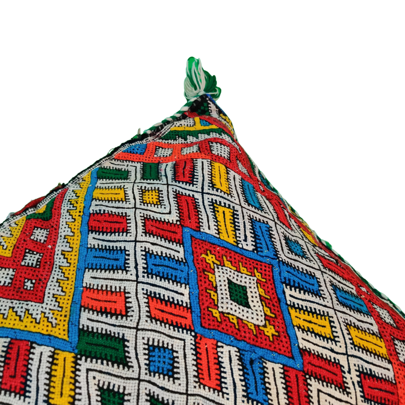 Berber cushion Kilim multicolored
