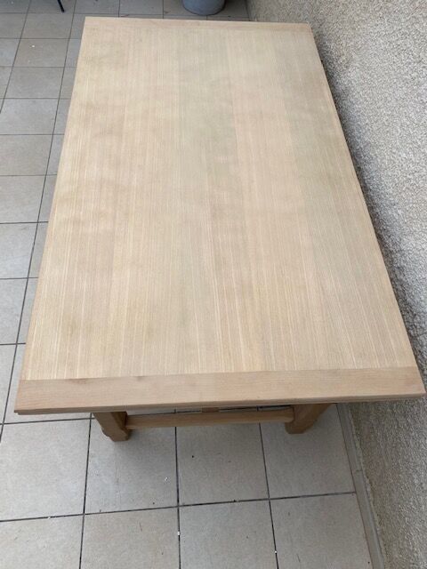 Extended farmhouse table