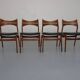 Teak Model 310 Dining Chairs by Erik Buch for Chr. Christensen, Denmark, 1960s, Set of 4
