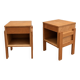 Pair of wooden bedside tables from the 1960s