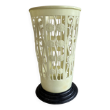 Porte-parapluie Pola modèle 475 en plastique jaune et noir, 1960-1970