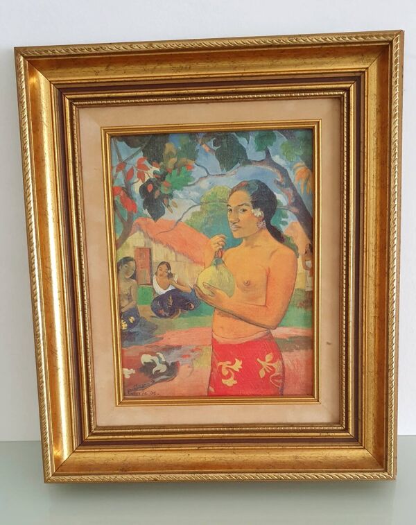 Reproduction sur toile - Eu haere ia oe de Paul Gauguin