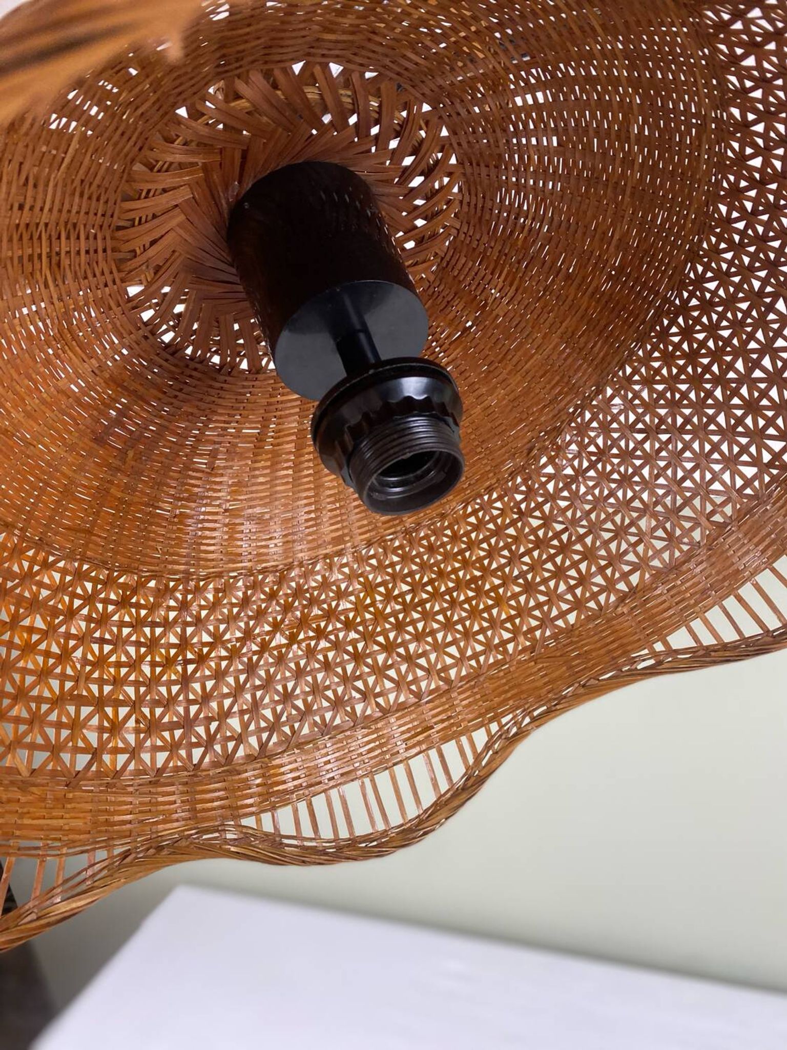 Suspension vintage cannage