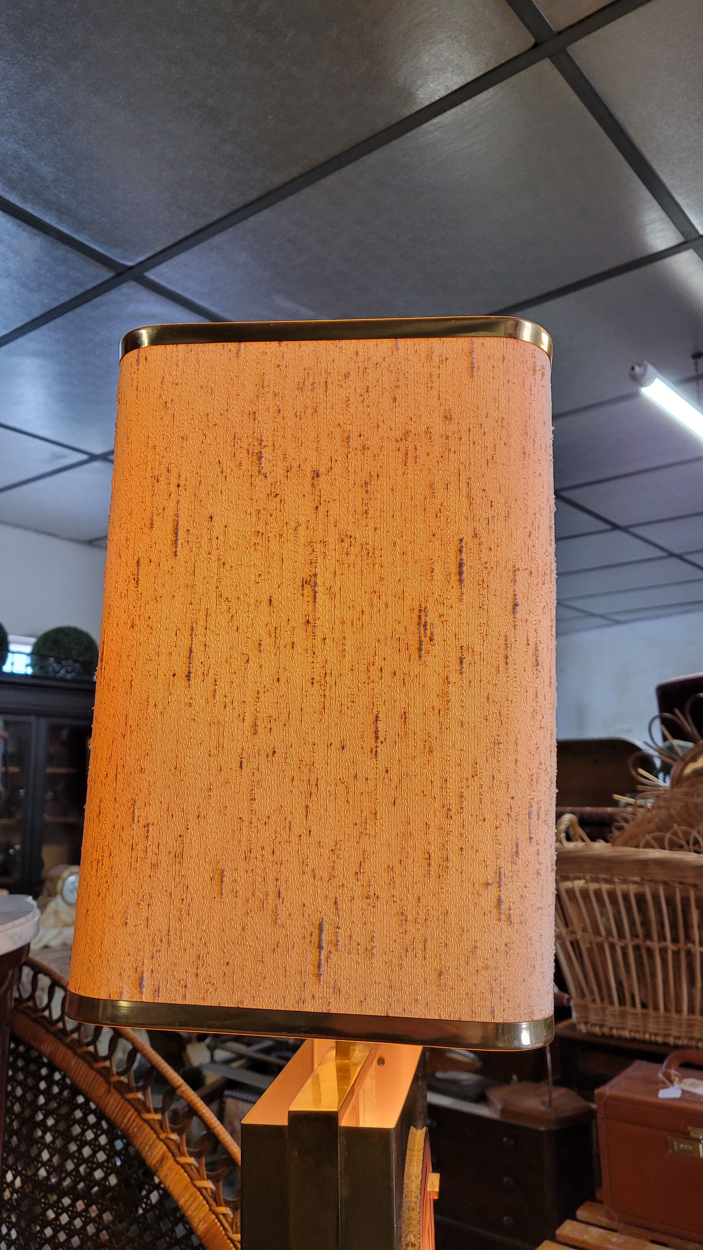 Lampe de bureau par Willy Daro en agate , 1970s