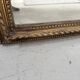 Louis XVI style mirror in wood and gilded stucco, 19th century