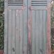 Pair of shutters oak parts with louvers 201,5x106cm