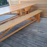 Table et bancs d'auberge