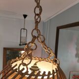 Rattan chandelier