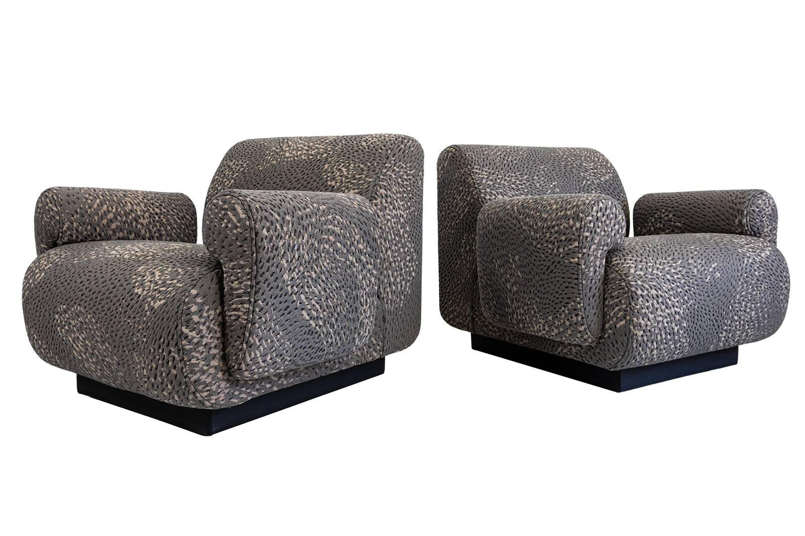 Modular lounge chairs/sofa by Eberhard Geißler, Oelsa, Germany, 1970s