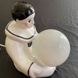 Ceramic lamp Pierrot
