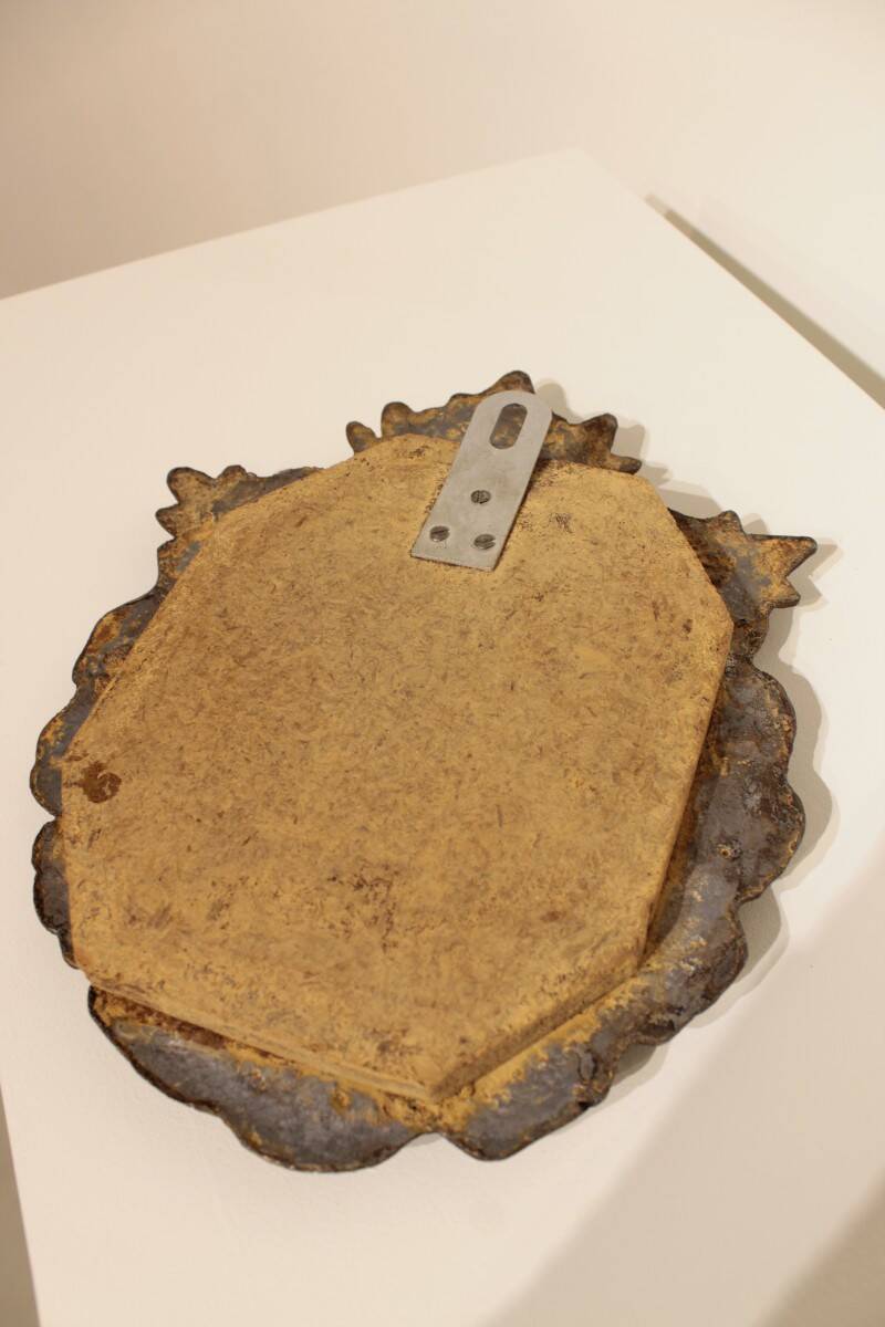 Lead mirror by Irena Jaworska, 1960s