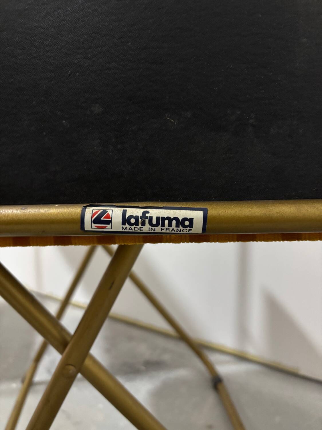 Série de 4 chaises pliantes Lafuma vintage des années 60