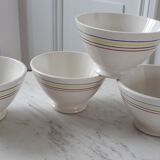 Set of 4 bowls old 40s