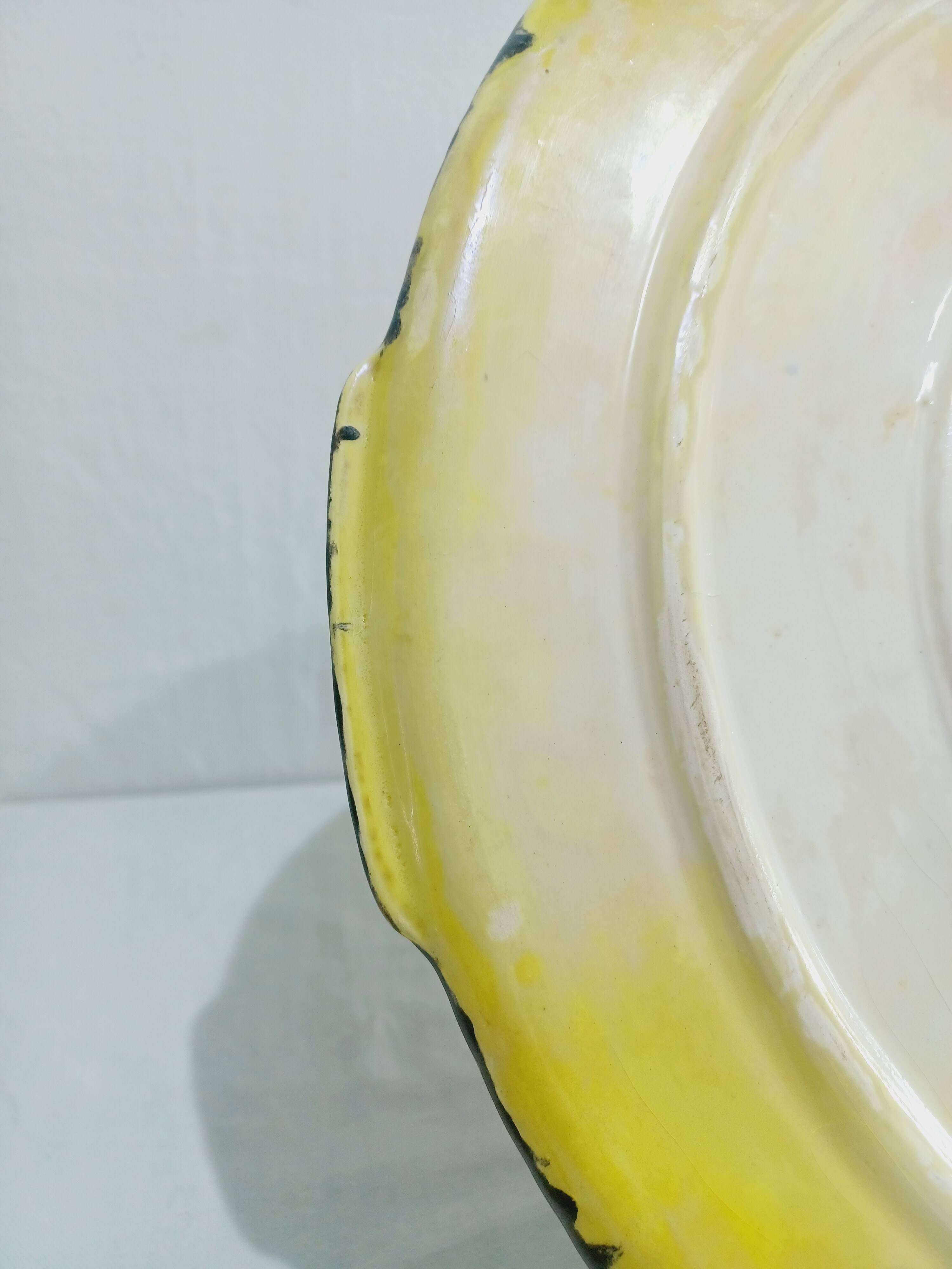 M. Saturnino – Round ceramic dish