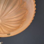 Swedish Grace classic pendant, model "10073" Havanna Glass by Böhlmarks 1920/30s