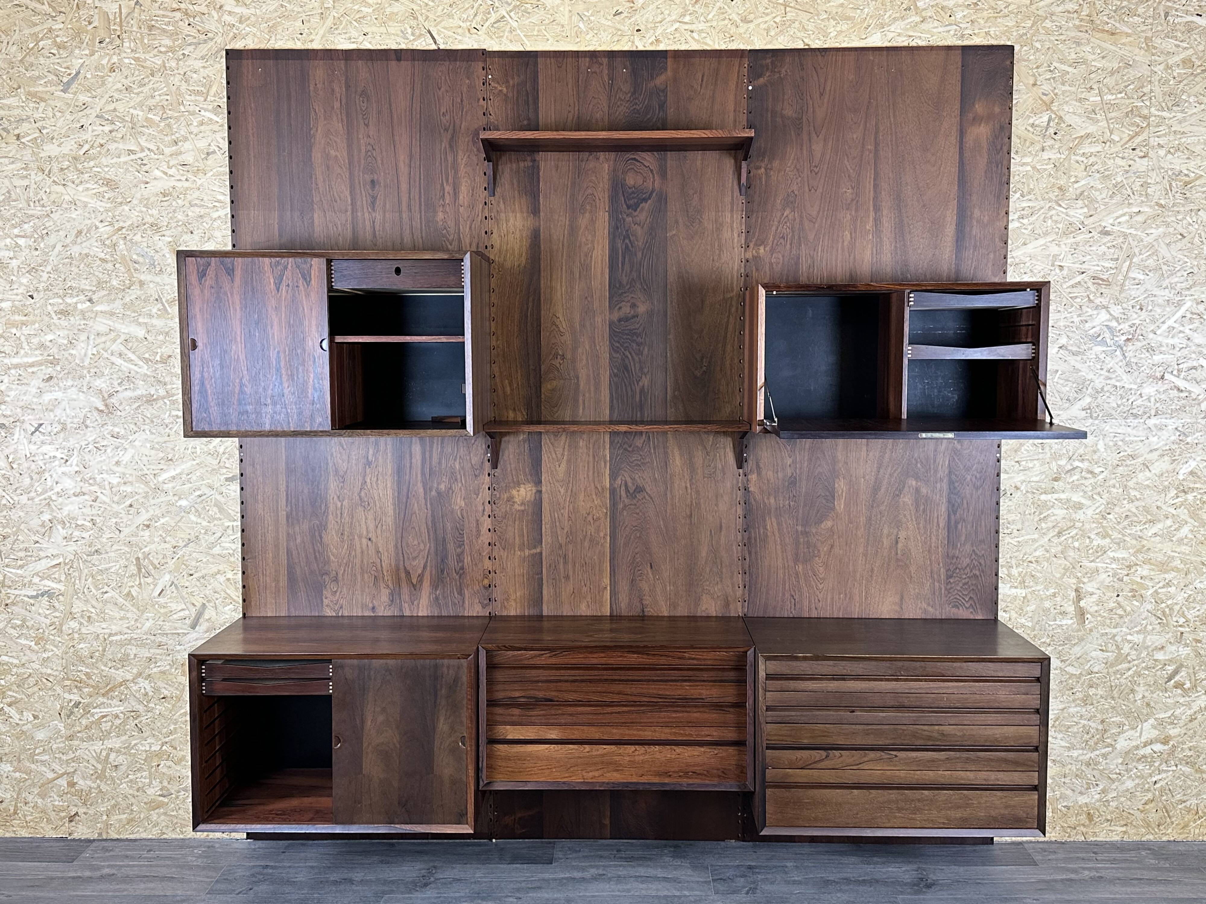 1960s 1970s Rio Rosewood Shelving System by Poul Cadovius for Cado Denmark