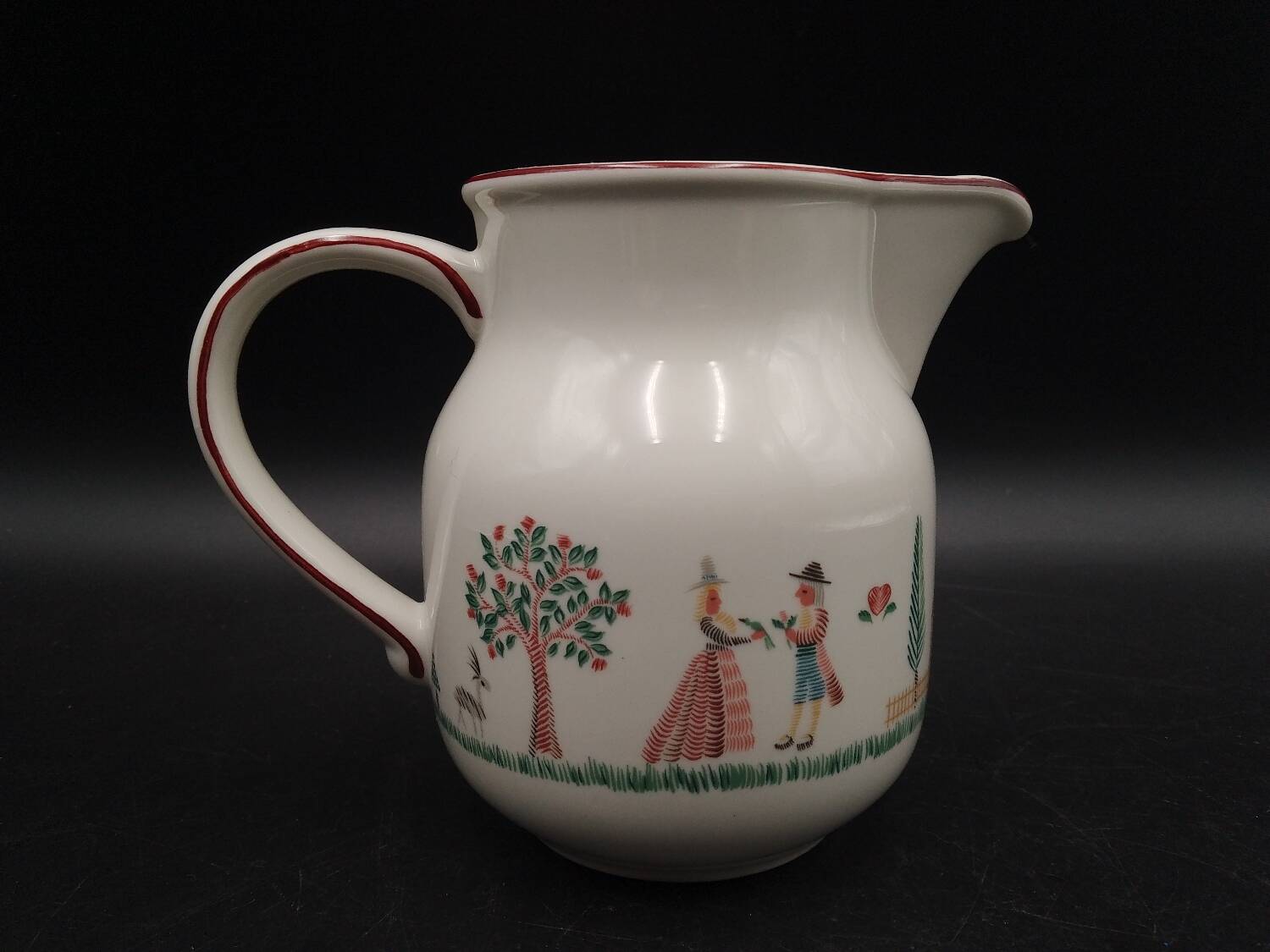 Villeroy & Boch milk jug creamer American Sampler model 1983
