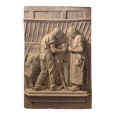 Plaster bas-relief