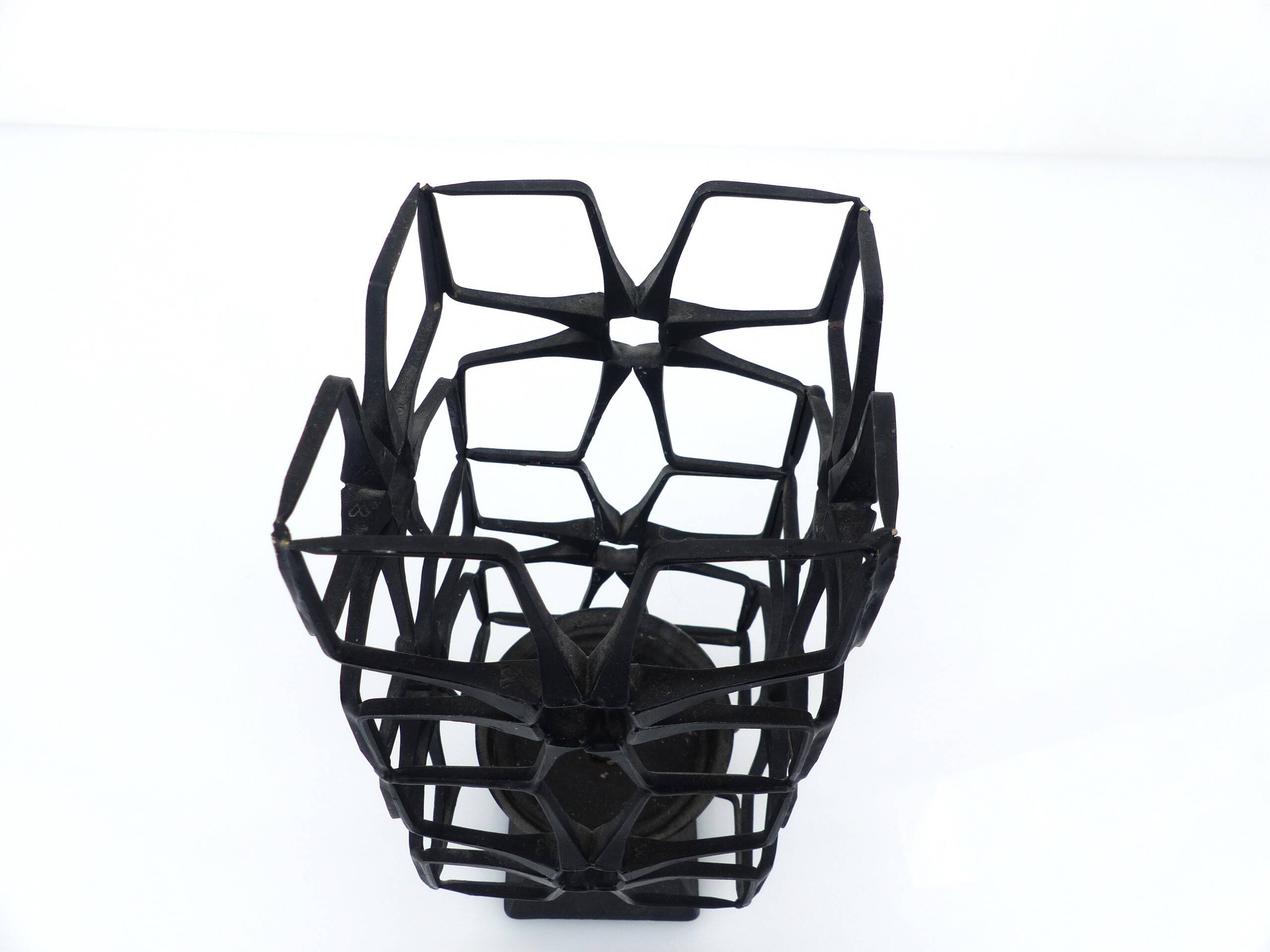 Brutalist wrought iron candlestick, Bruce Weir, Scotland, circa 1960