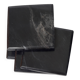 Madeji – Black square coasters in natural marble – set of 4
