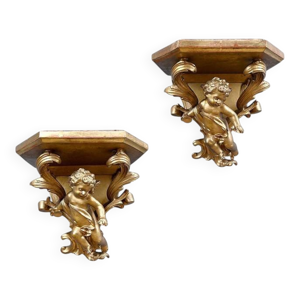 Paire de consoles d’applique - fin