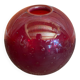 Vintage 1970s Murano Red Bubble Glass Ball Vase Soliflore