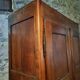 18th-century French antique cherry wood wardrobe – Rustic sideboard