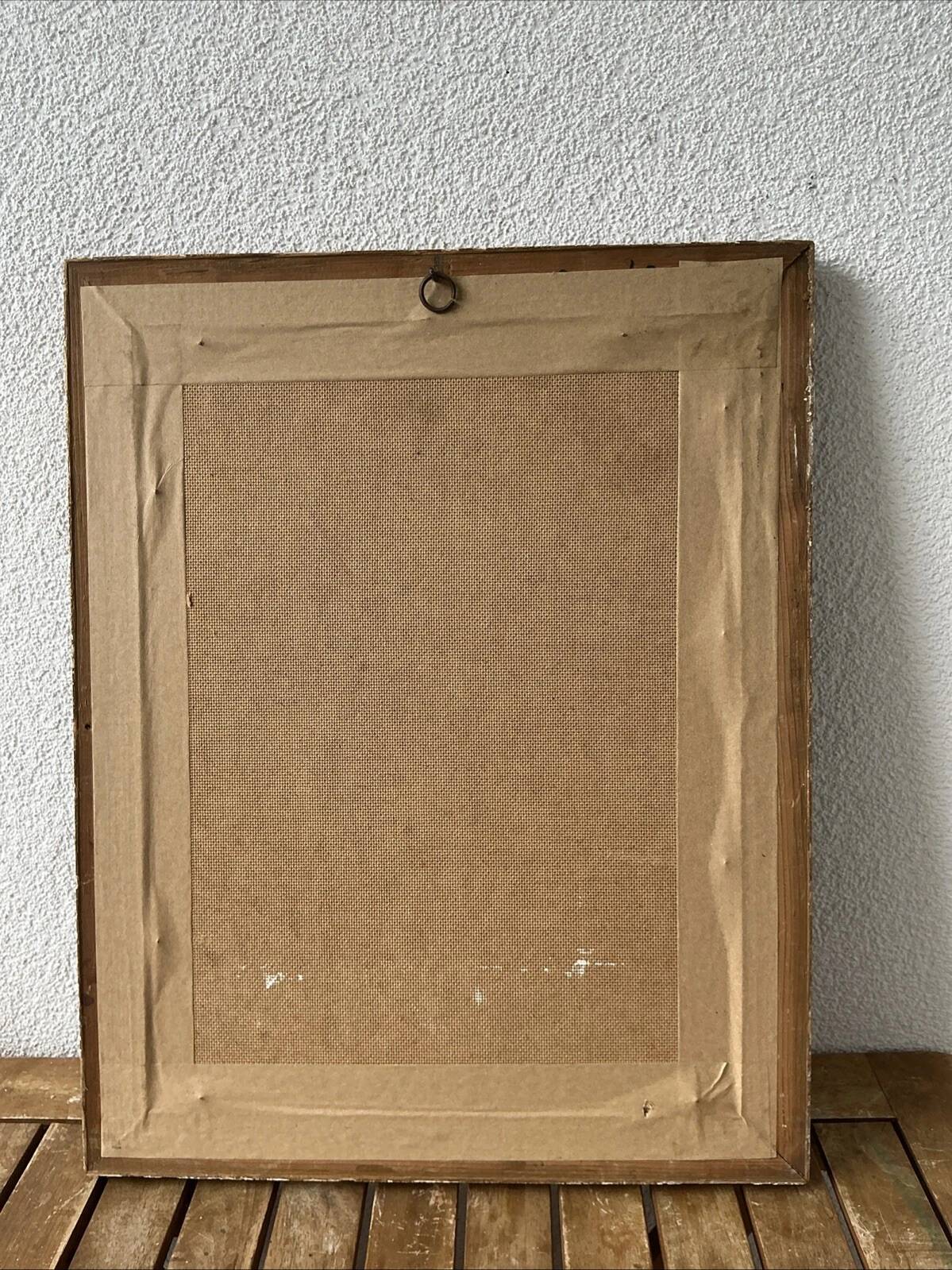 Vintage portrait de style hugó scheiber | expressionniste cubisme femme peinture à l’huile