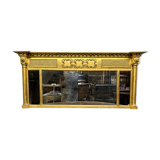 C19th Gilt Overmantle mirror