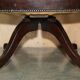 Victorian antique leather captain's chair