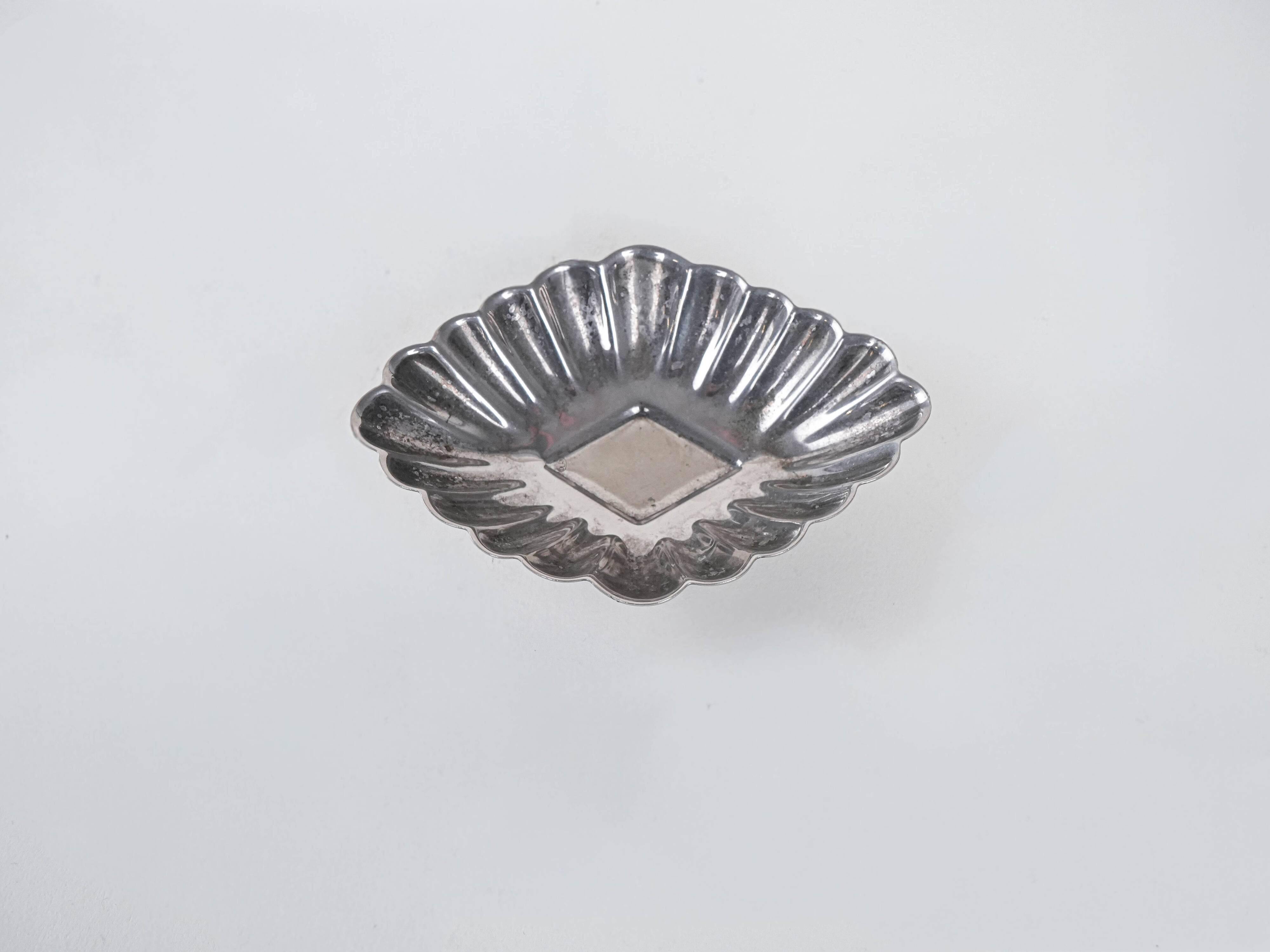 Metal platter, Italian design, 1970s, made in Italy