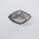 Metal platter, Italian design, 1970s, made in Italy