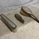 3 brosses en argent