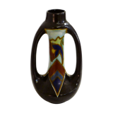 Vase amphora faience mate