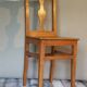 Lorraine Art Populaire chair at the end of the 19th century with a baluster back