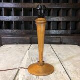Vintage wooden lamp foot