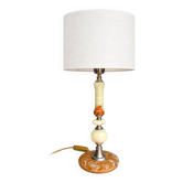 Vintage Onyx Marble Table Lamp, 1960s–70s