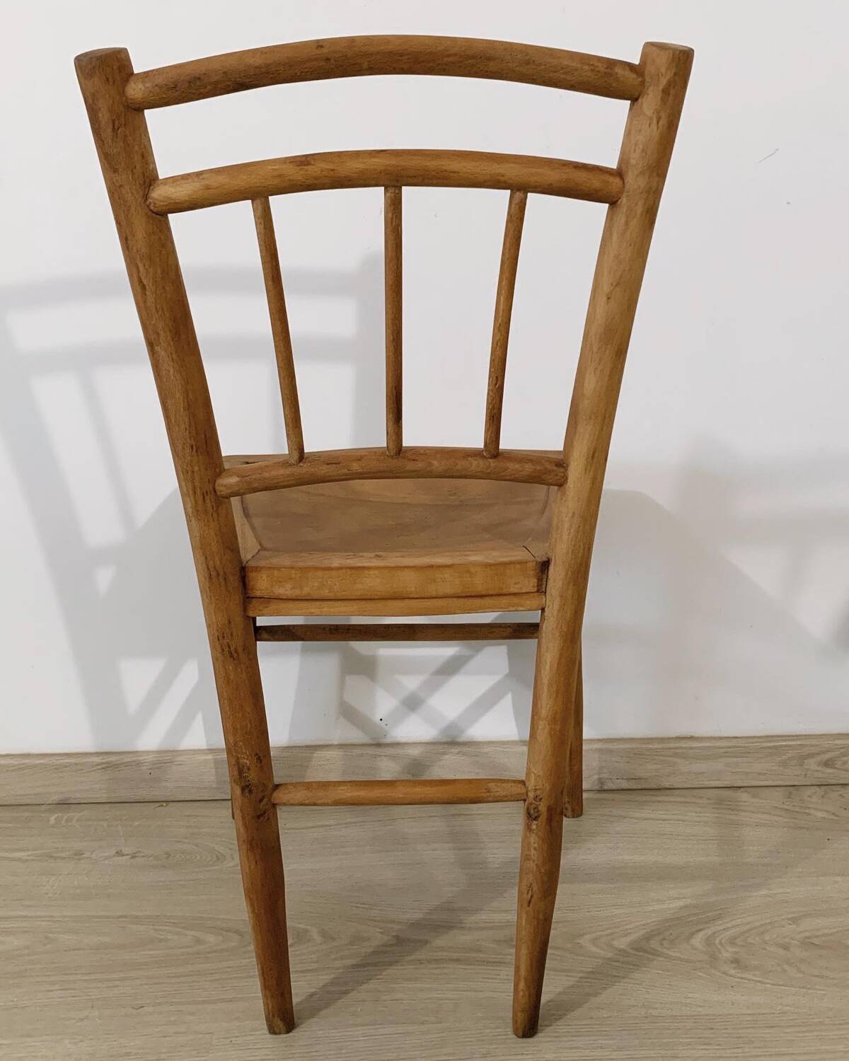 Old bistro chair completely restored.