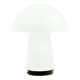 Grande lampe de table en verre opalin champignon de l'ère spatiale de Limburg, années 1960/1970