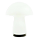 Grande lampe de table en verre opalin champignon de l'ère spatiale de Limburg, années 1960/1970