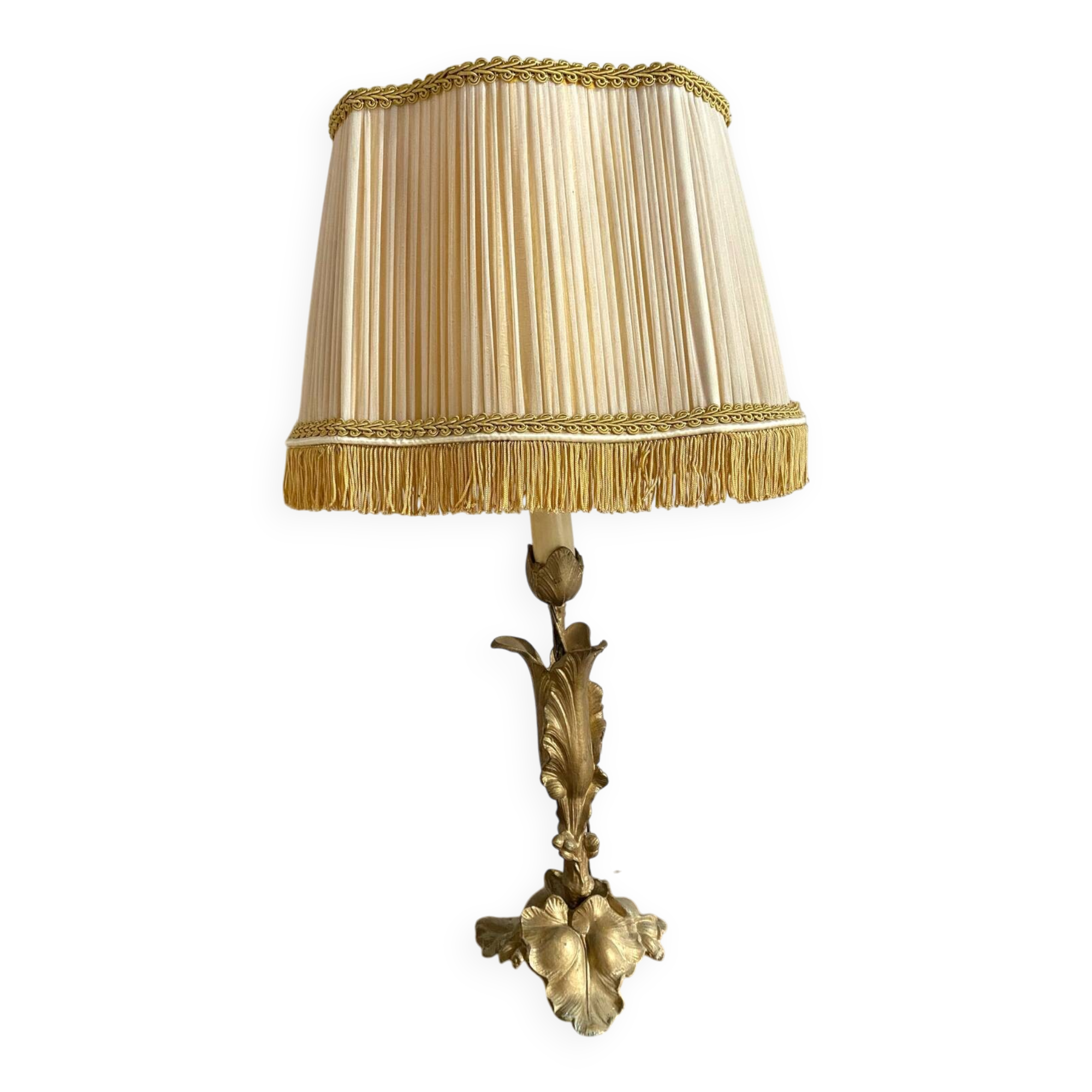 Art nouveau flower lamp 52 cm