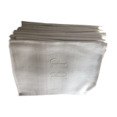 12 mongrammees of the 1930s towels