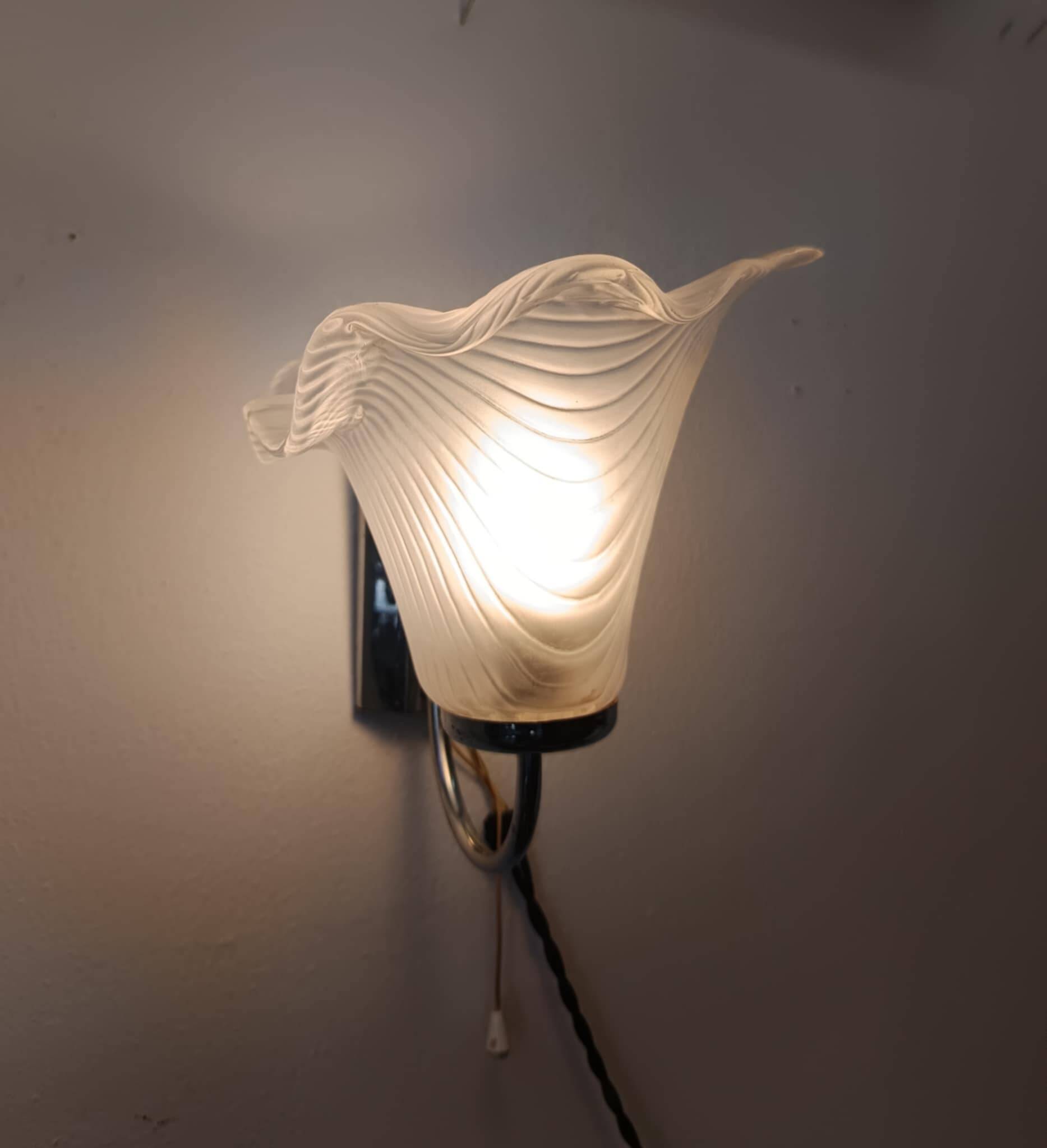 Applique vintage globe tulipe