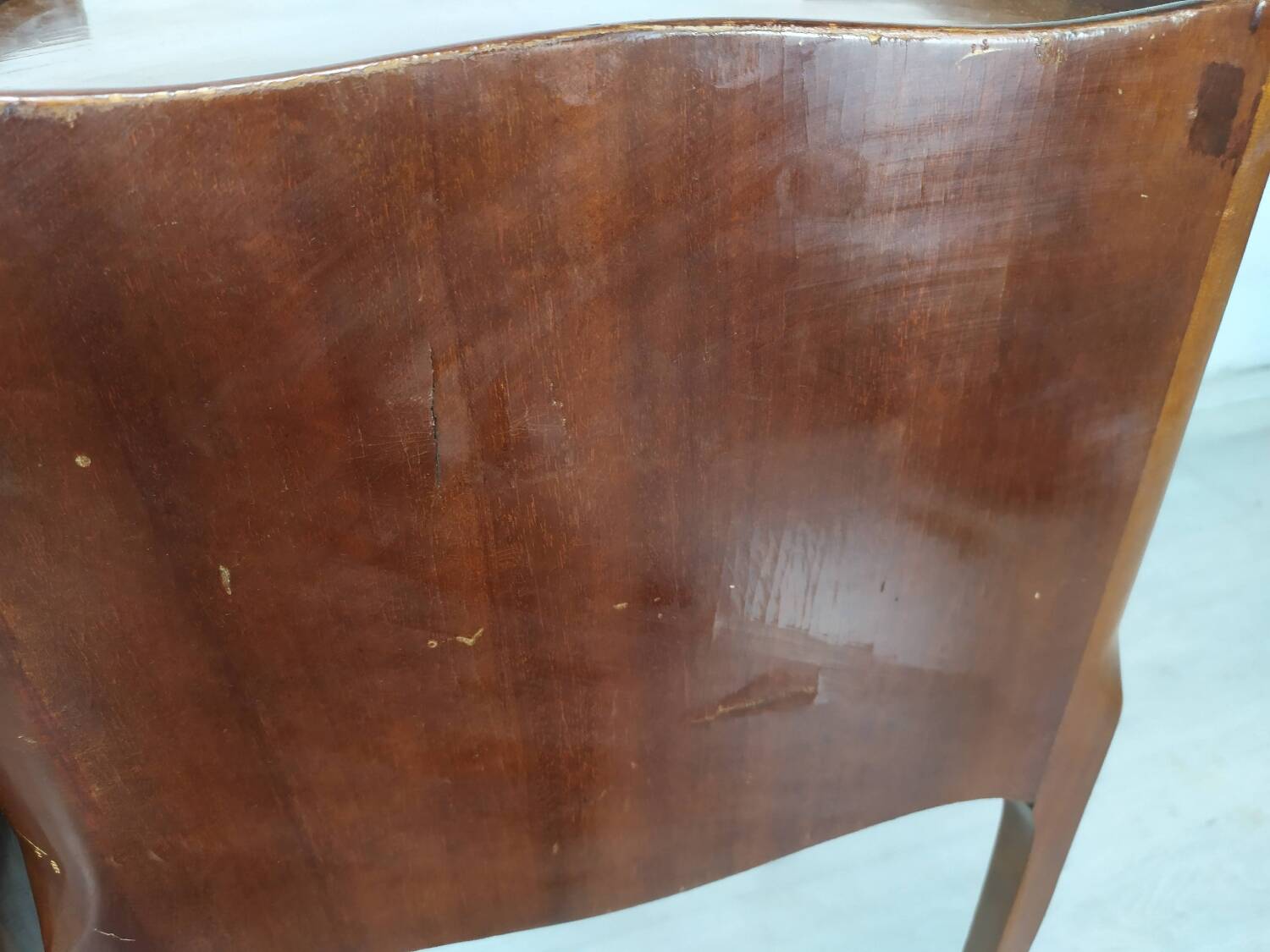 Pair of marquetry bedside tables