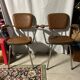 Set of 2 vintage skai chairs 60's/70's